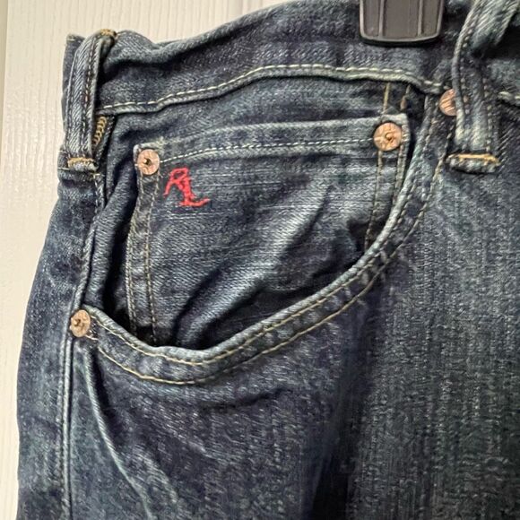 Polo Ralph Lauren Jeans Men’s 42x30 Dark Wash Straight Fit 100% Cotton - Picture 5 of 9